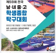 제59회 전국 남녀 중고 학생종합 탁구대회